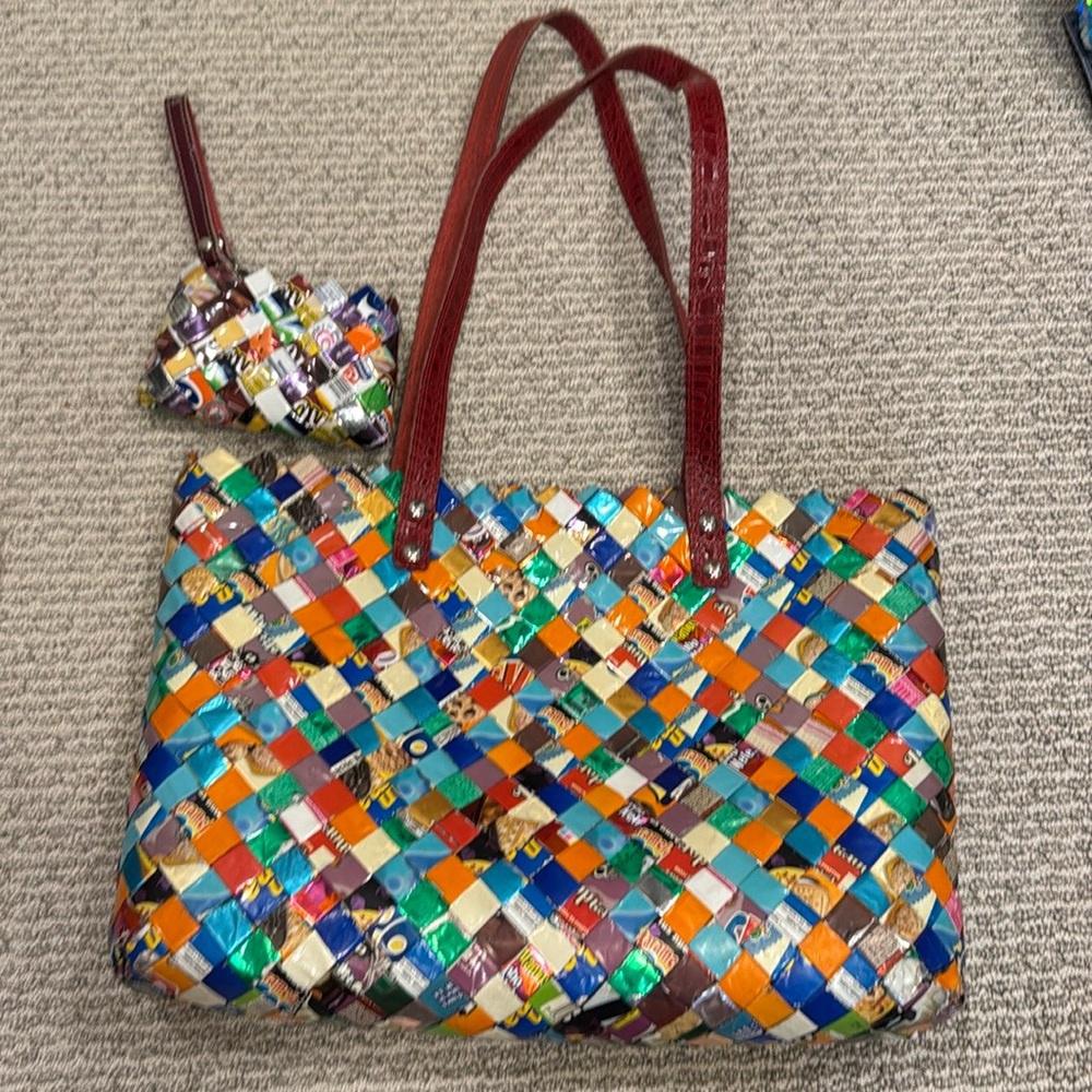 Nahui Ollin Tote and Wristlet Set